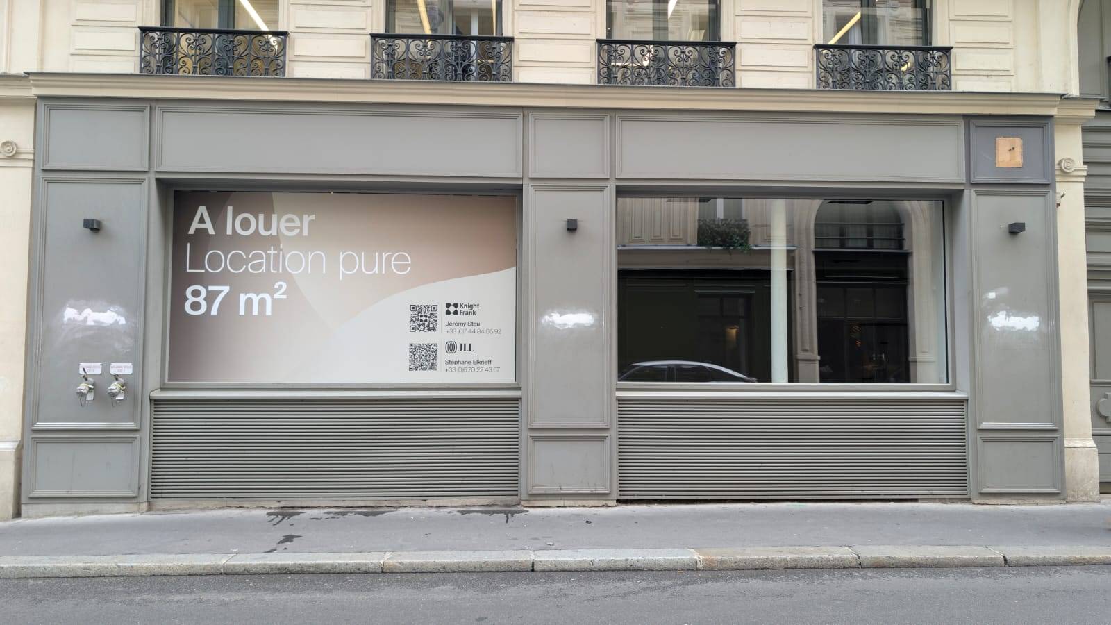 Habillage publicitaire de bungalow de chantier Paris Île de France