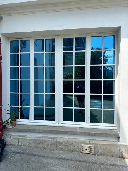 Vitrophanie anti chaleur