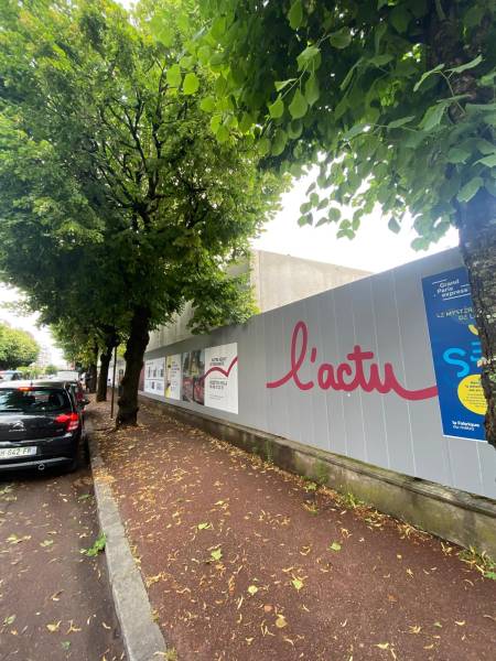 Habillage grand format vers Paris la Défense