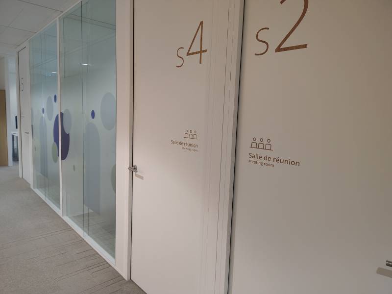 Vitrophanie haut de gamme pour un groupe international