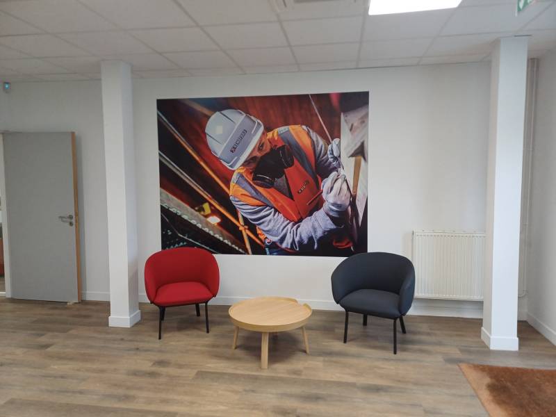 Décoration murale pour locaux professionnel vers Paris