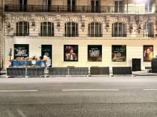 Notre zone d'activité pour ce service Signalétique pour habillage de chantier d'un magasin de luxe à