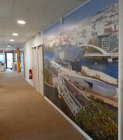 Notre zone d'activité pour ce service Lettres en volumes non éclairées pour logo mural